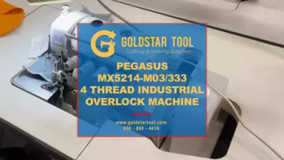 Product Showcase - Pegasus MX5214-M03/333 4 Thread Machine
